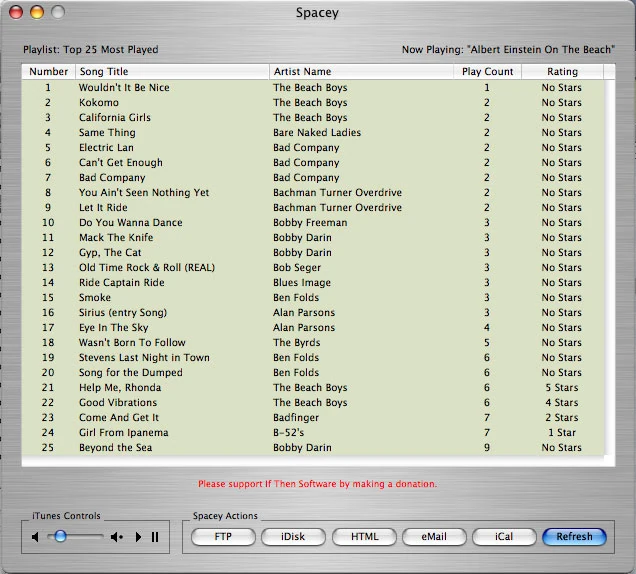 Spacey for Mac OS X, an If Then Software title